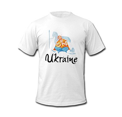 Печать на футболках (бандурист)