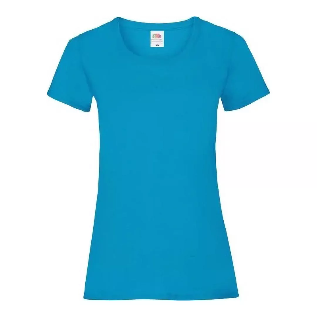 footbolka_woman_turquoise Футболка женская, бирюзовая, с печатью под заказ.